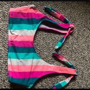 Cute striped bikini top